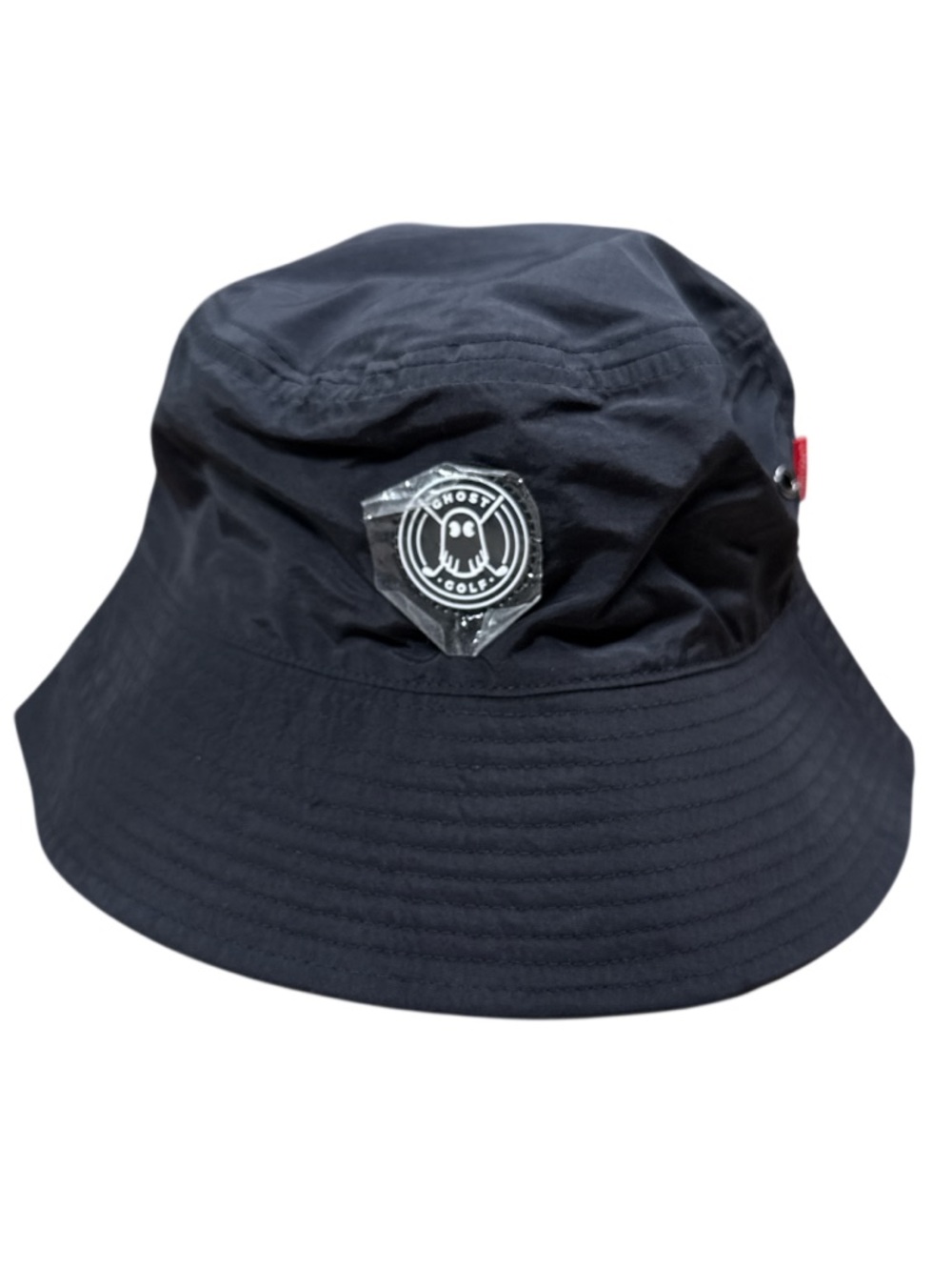 Ghost Golf Black Reversible Bucket Hat with Logo Patch New without Tags